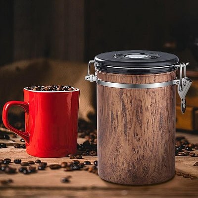 Récipient Hermétique - FoodJarStorage™ - Marron&Noir - Mon Espace Zen